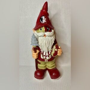 Florida State Seminoles Gnome FSU Team Santa Figurine Forever Collectible 10.5